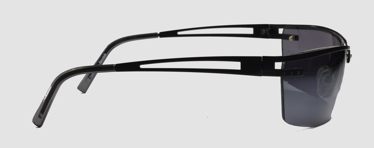 Freestyle Sonnenbrille 7469-003 mit schwarzem Metallrahmen und dunkelgrauen Gläsern – weitere Ansicht