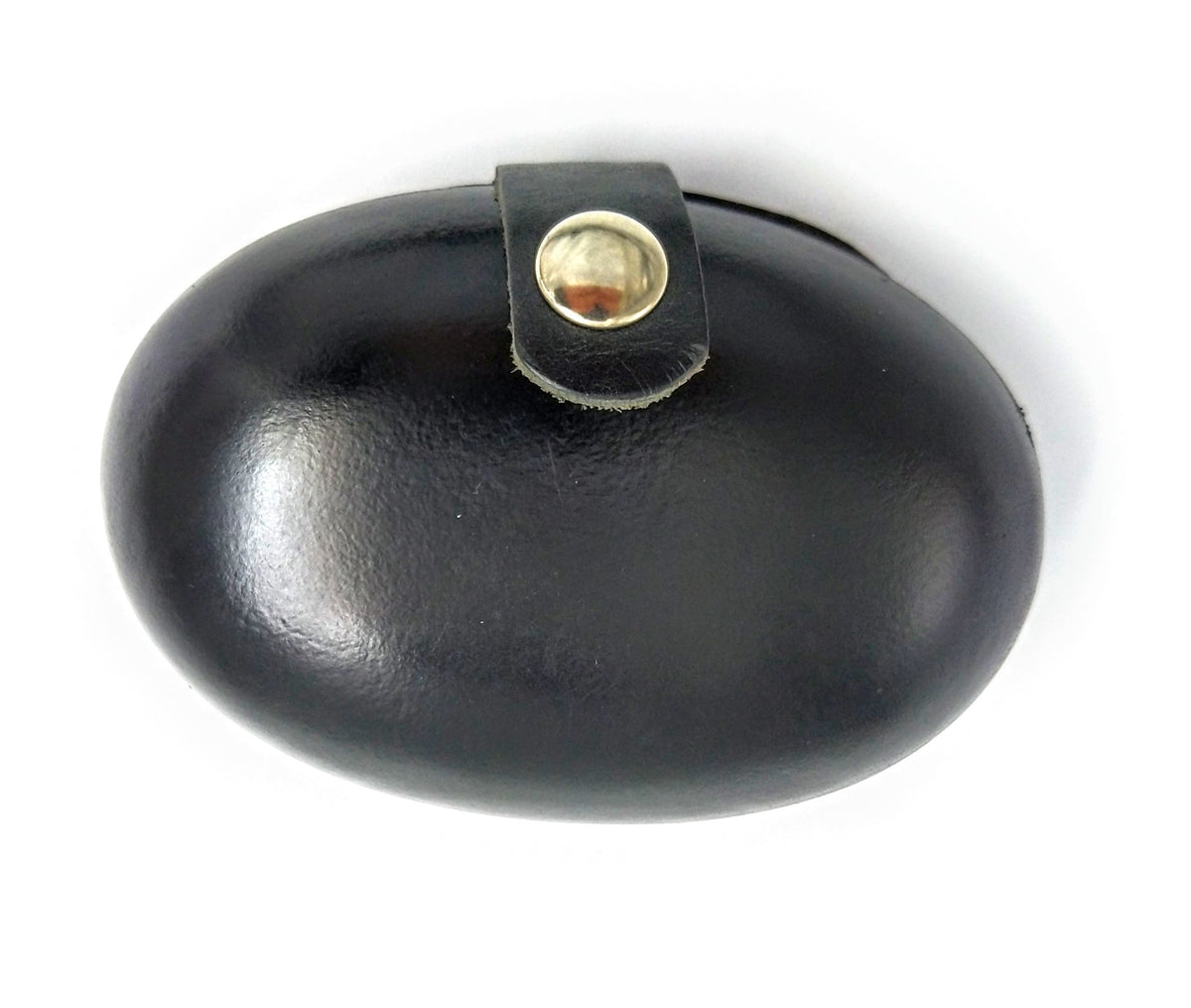 Relict Portemonnaie Oval aus Hartleder in Schwarz
