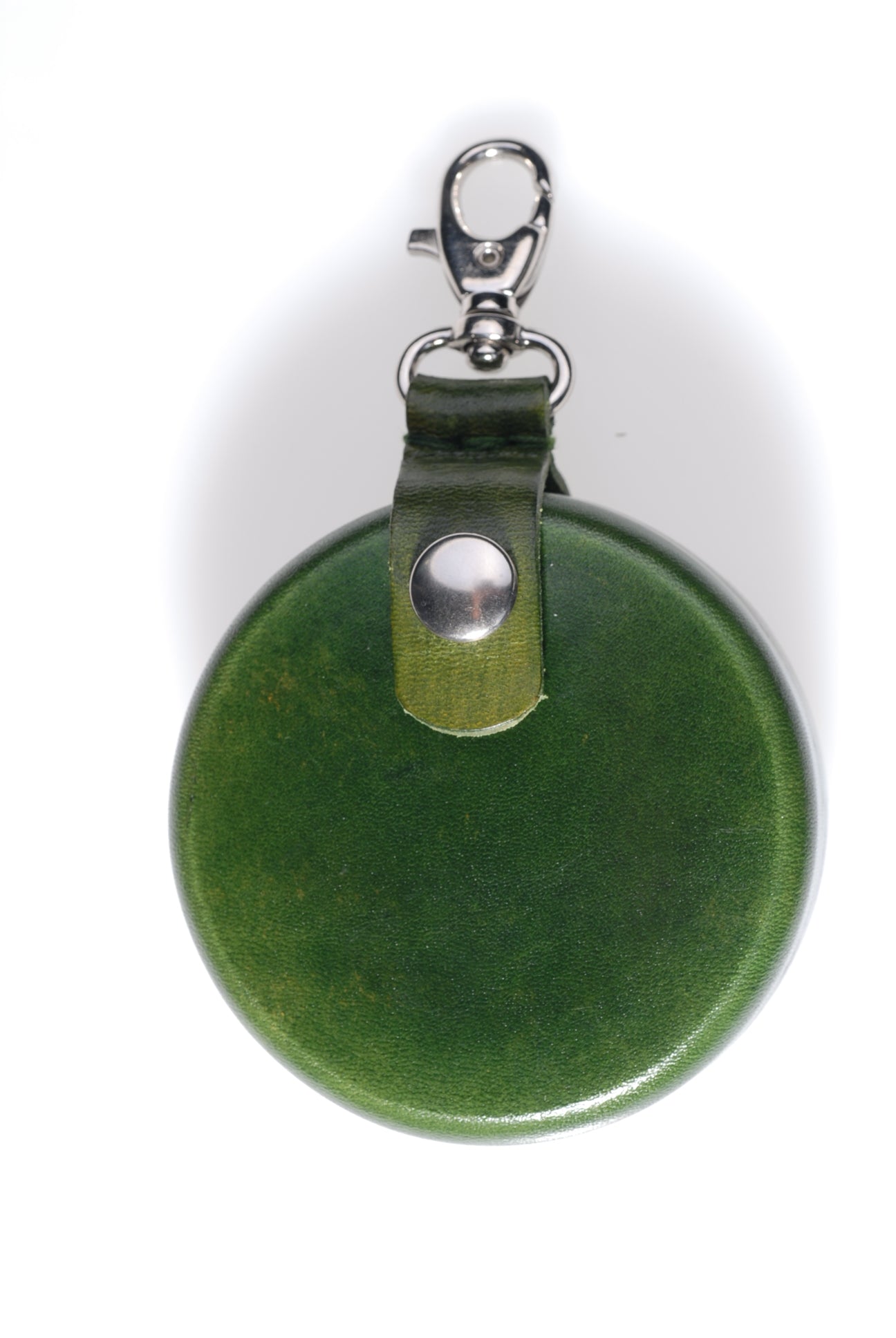 Relict Leder Rundboxen mit Karabiner grün