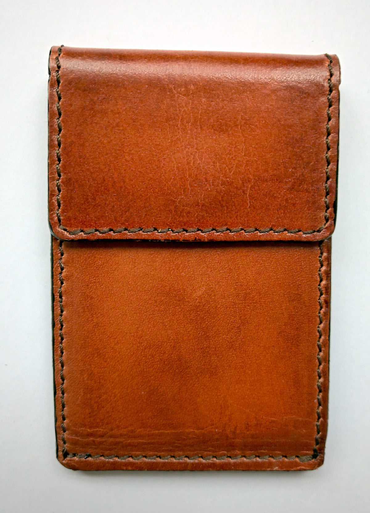 Relict Kreditkarten-Etui Classic aus Leder in Rotbraun