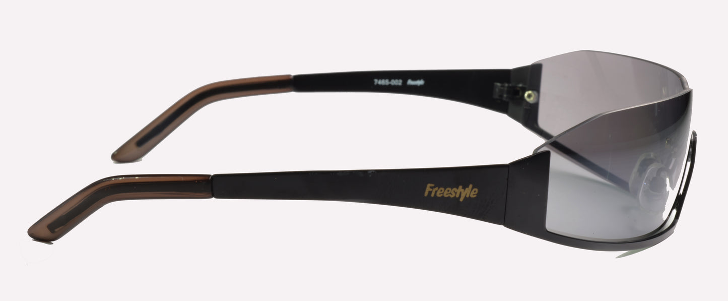 Freestyle Freizeit Sonnenbrille  schwarz randlos