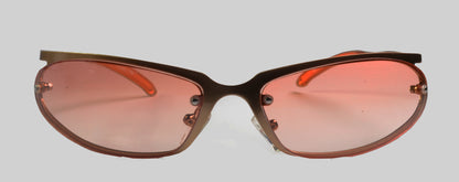 Freestyle Freizeit Sonnenbrille  silber mit orange