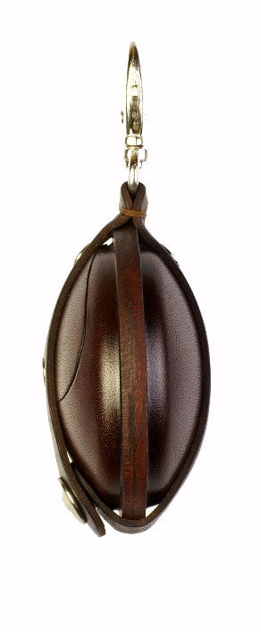 Relict Lederbörse Classic "70mm" mit Karabiner dunkelbraun