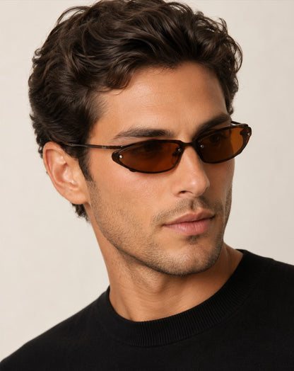 Freestyle Sonnenbrille Metall Bronze – Braun