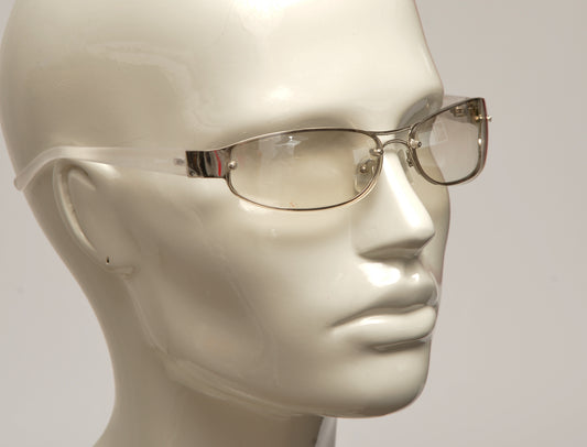 Freestyle Brille 7471-001 mit silberner Metallfront und klaren Gläsern