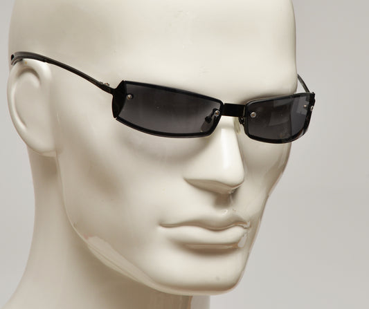 Freestyle Sonnenbrille 7461-003 mit schwarzem Metallrahmen und dunkelgrauen Gläsern
