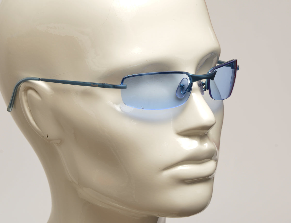 Freestyle Sonnenbrille 7464-002 mit türkisem Metallrahmen und türkis getönten Gläsern