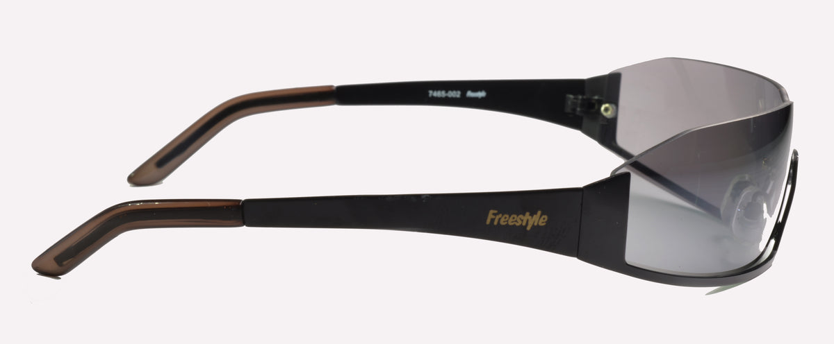 Freestyle Sonnenbrille 7465-002 in Seitenansicht mit schwarzem Bügel