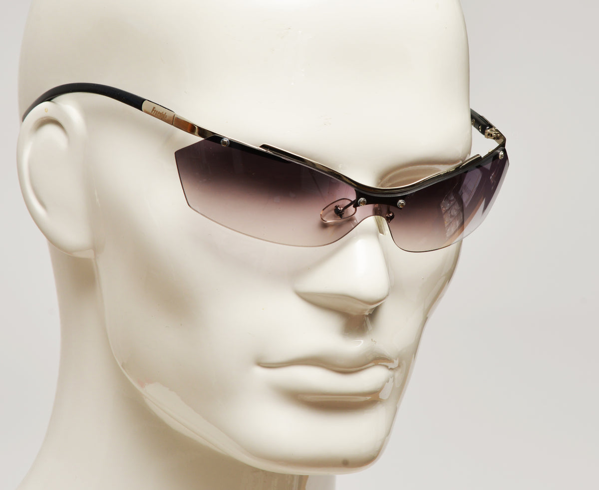 Freestyle Sonnenbrille 7466-001 – graues Verlaufsglas, durchgehend, UV 400, Filterkategorie 2