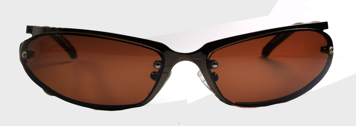 Freestyle Sonnenbrille 7470-002 mit bronzefarbenem Metallrahmen und braunen Gläsern