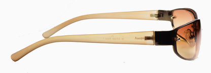 Freestyle Sonnenbrille 7471-003 mit bronzefarbener Metallfront, Kunststoffbügeln und braunen Gläsern – weitere Ansicht