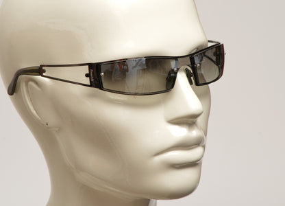 Freestyle Sport-Sonnenbrille 7463-002 mit dunkelanthrazitfarbenem Metallrahmen und dunkelgrünen Gläsern