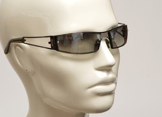 Freestyle Sport-Sonnenbrille 7463-002 mit dunkelanthrazitfarbenem Metallrahmen und dunkelgrünen Gläsern