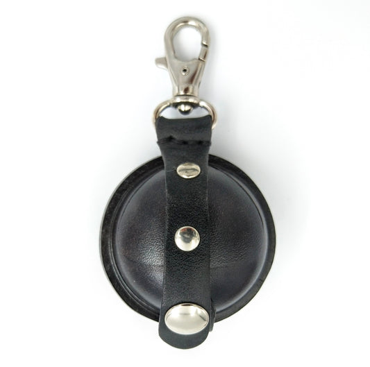 Relict Lederbörse Boule mit Karabiner in Schwarz
