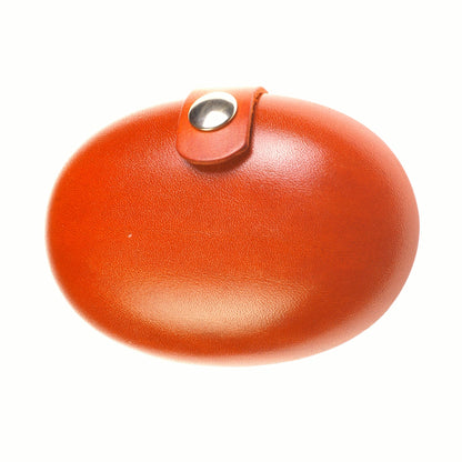 Relict Portemonnaie Oval aus Hartleder in Orange