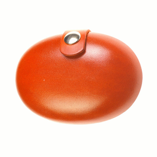 Relict Portemonnaie Oval aus Hartleder in Orange