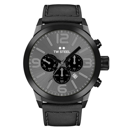 TW Steel Marc Coblen Edition TWMC18 Herren-Chronograph in Black IP – Vorderansicht