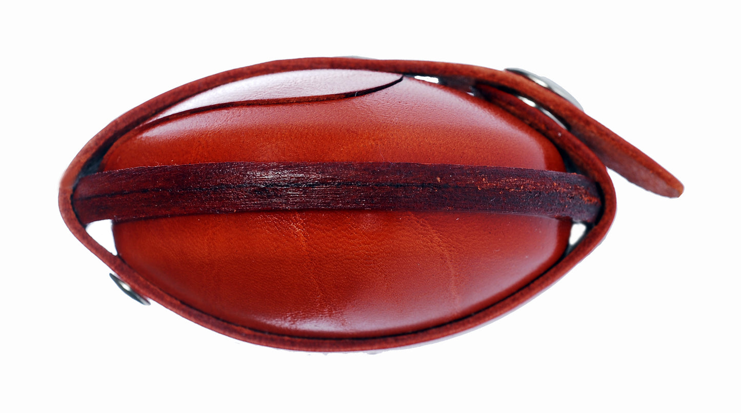 Relict Hartlederbörse Classic "70mm" in rot