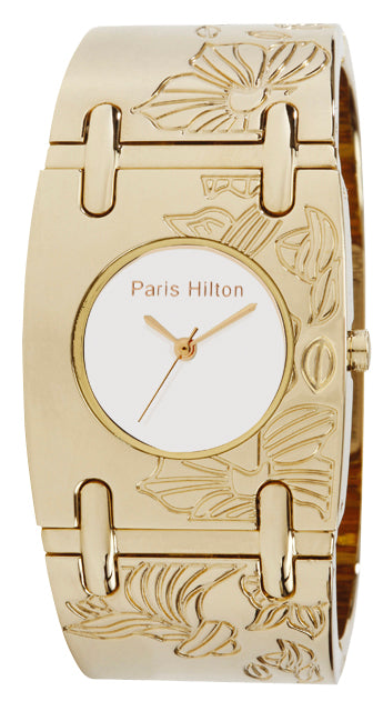 Paris Hilton watches Bangle in Gelbgold