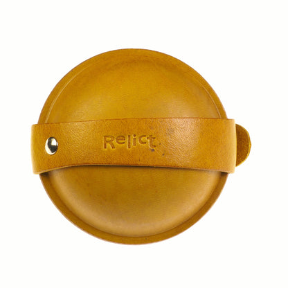 Relict Hartlederbörse Classic "70mm" in gelb