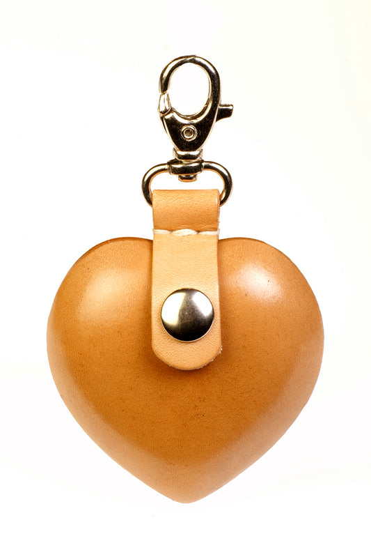 Relict Lederbörse Herzform in natur