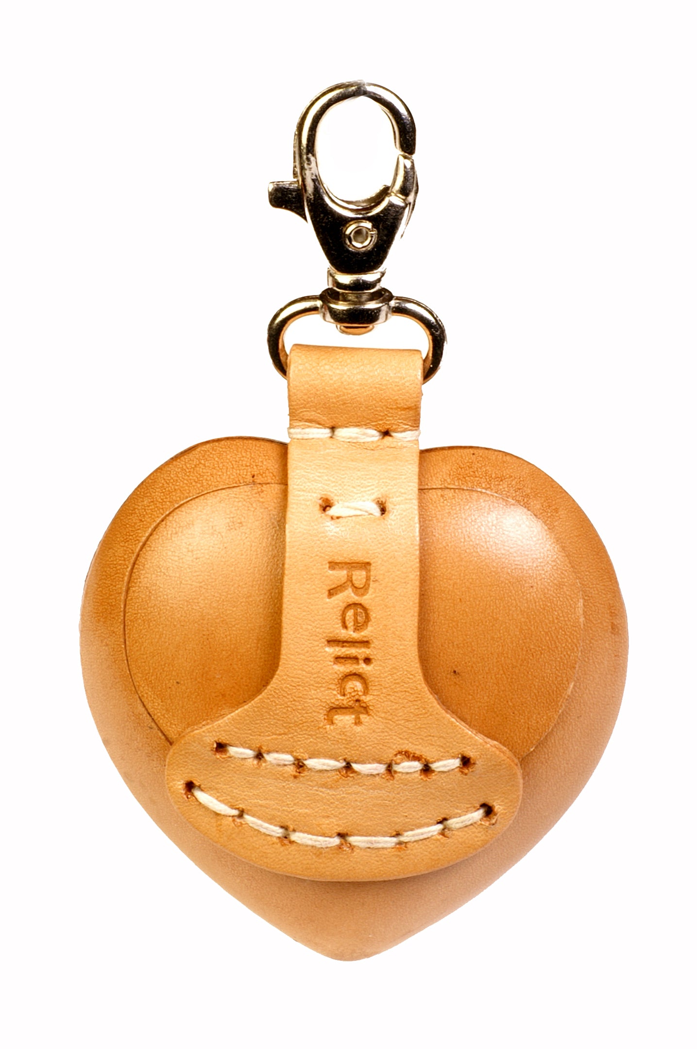 Relict Lederbörse Herzform in natur