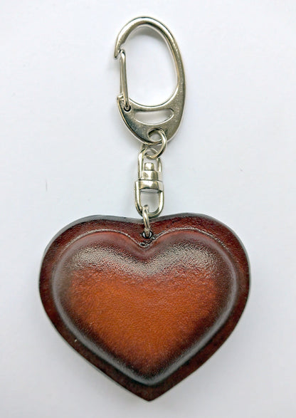 Schlüsselanhänger Hartleder Herz