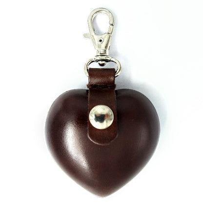 Relict Lederbörse Herzform in braun