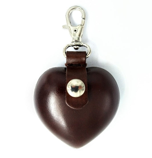 Relict Lederbörse Herzform in braun