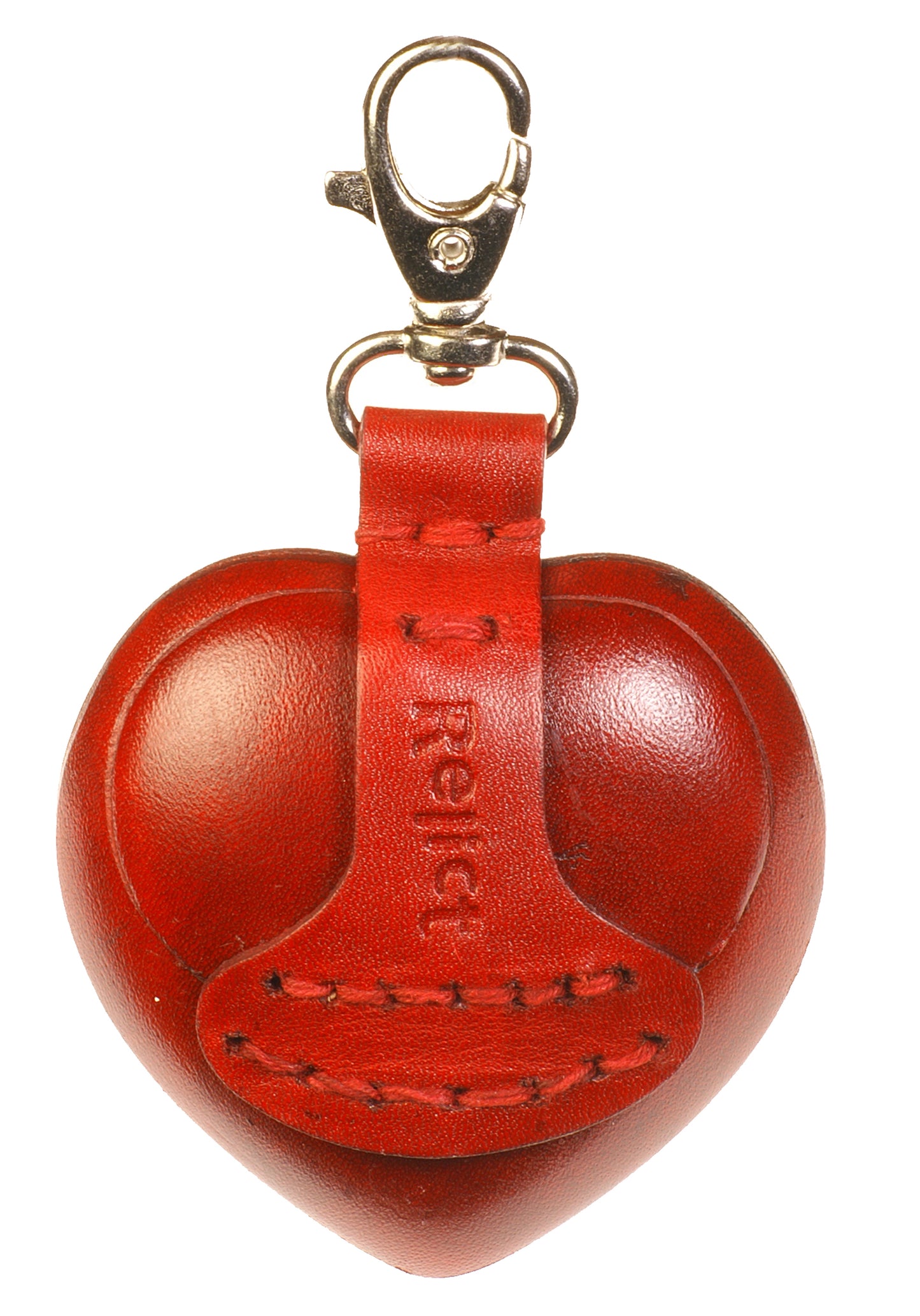 Relict Lederbörse Herzform in rot