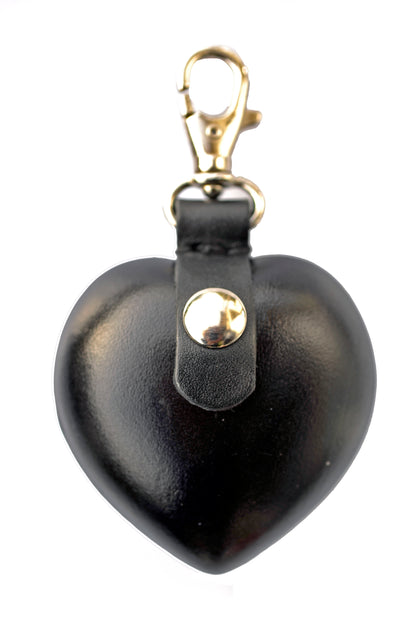Relict Lederbörse Herzform in schwarz