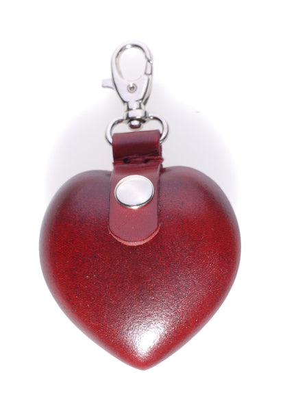 Relict Lederbörse Herzform in rot