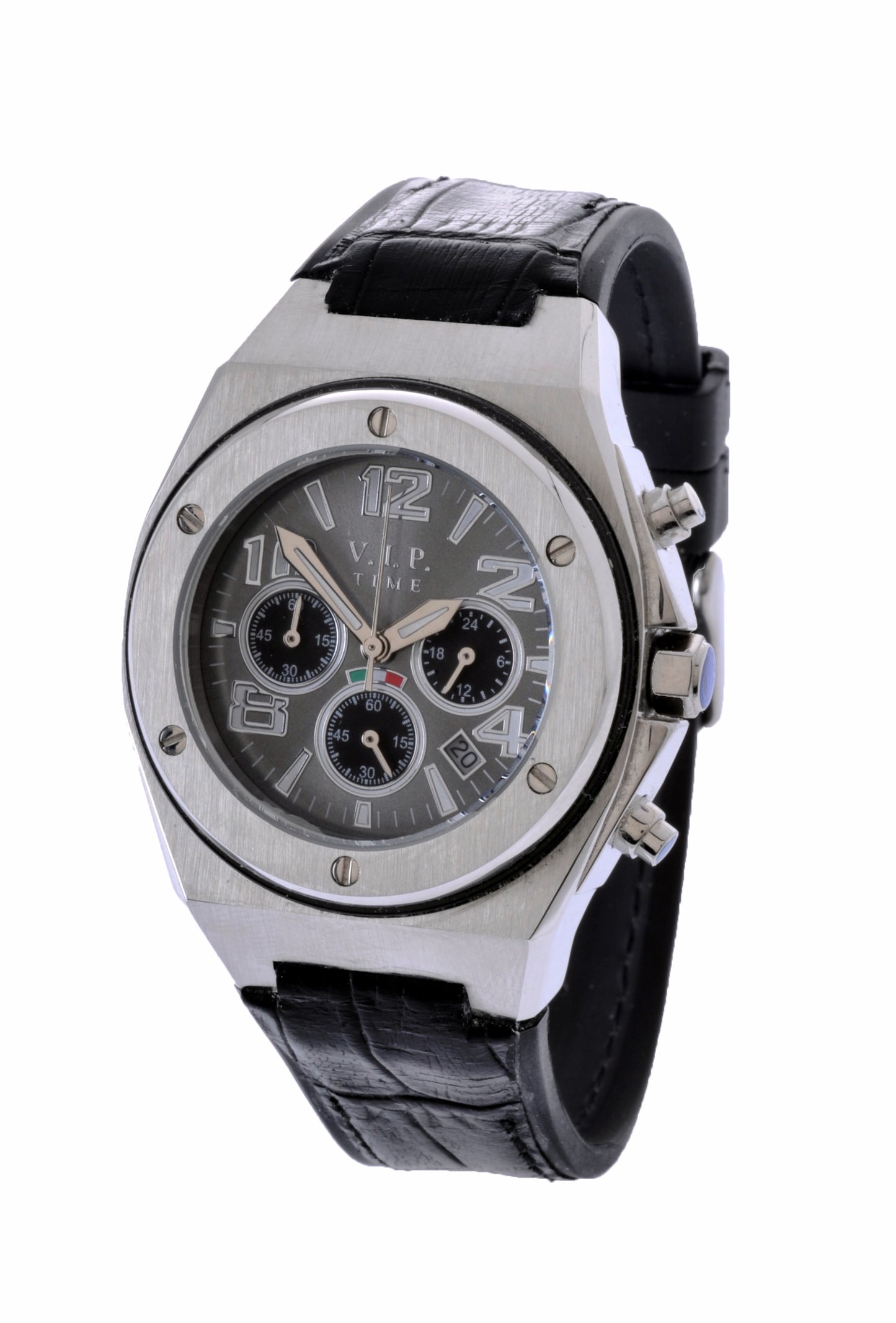 V.I.P. TIME Italy Chronograph Silver