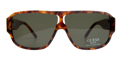 Guess GU6610 Herren-Sonnenbrille Braun-Havanna mit grauen Gläsern