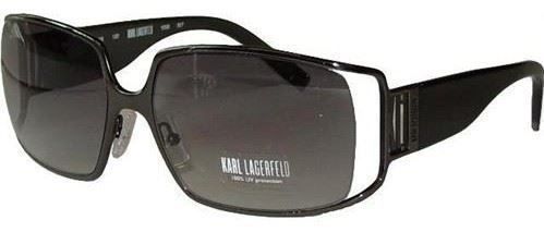Karl Lagerfeld Sonnenbrille KL 105S-507 mit Metallrahmen und dunkelgrauen Gläsern