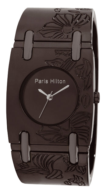 Paris Hilton Bangle 138.4450.60 Armreif-Uhr in Black IP, Classic