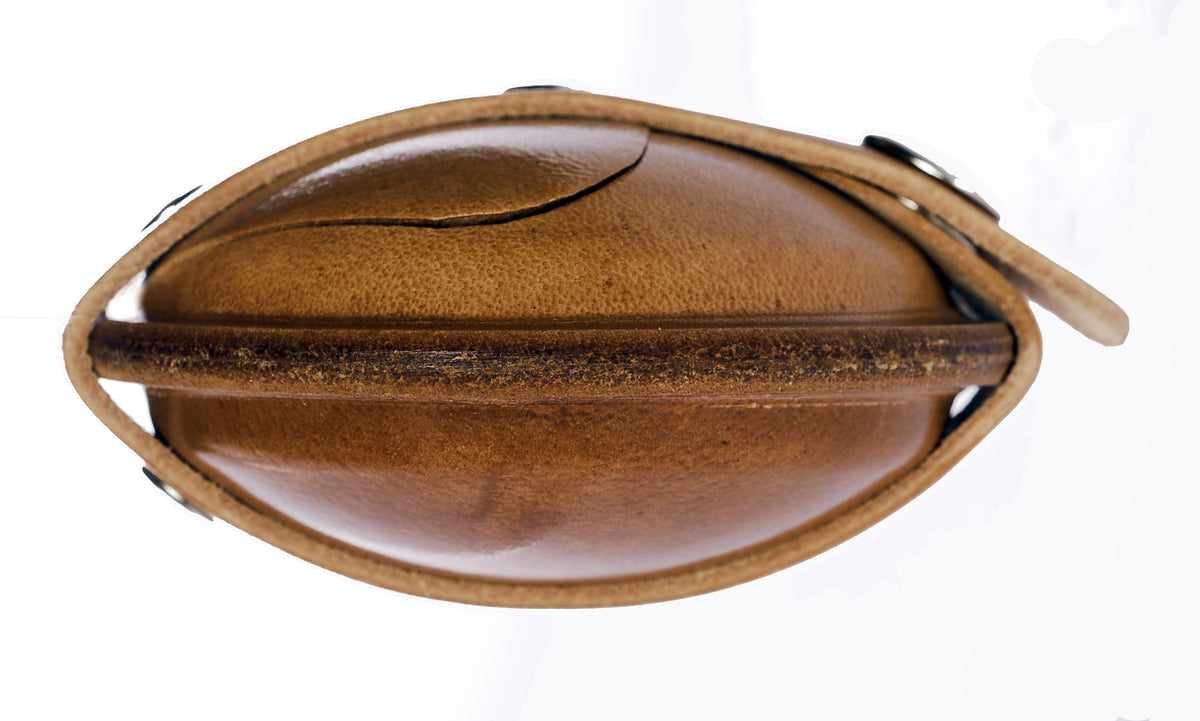 Relict Classic Natur – runde Hartlederbörse im Kaliber 70 mm