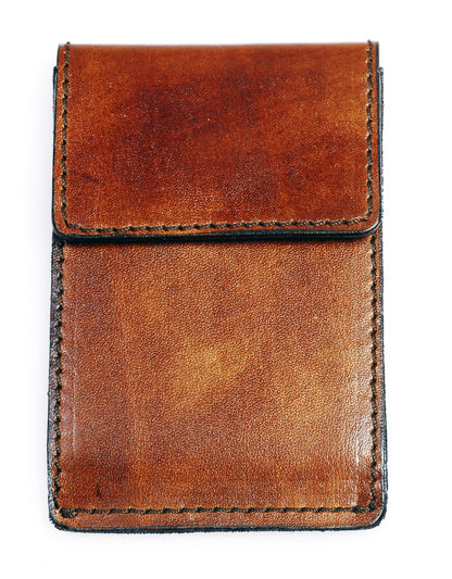Relict Kreditkarten-Etui Classic aus Leder in Hellbraun