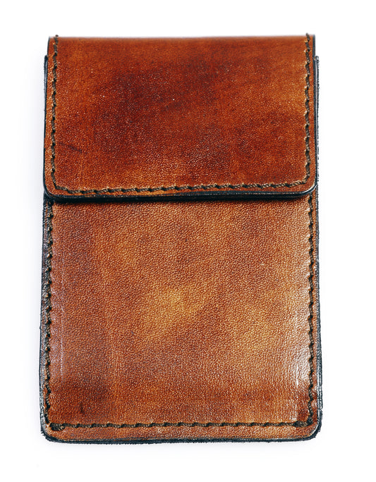 Relict Kreditkarten-Etui Classic aus Leder in Hellbraun