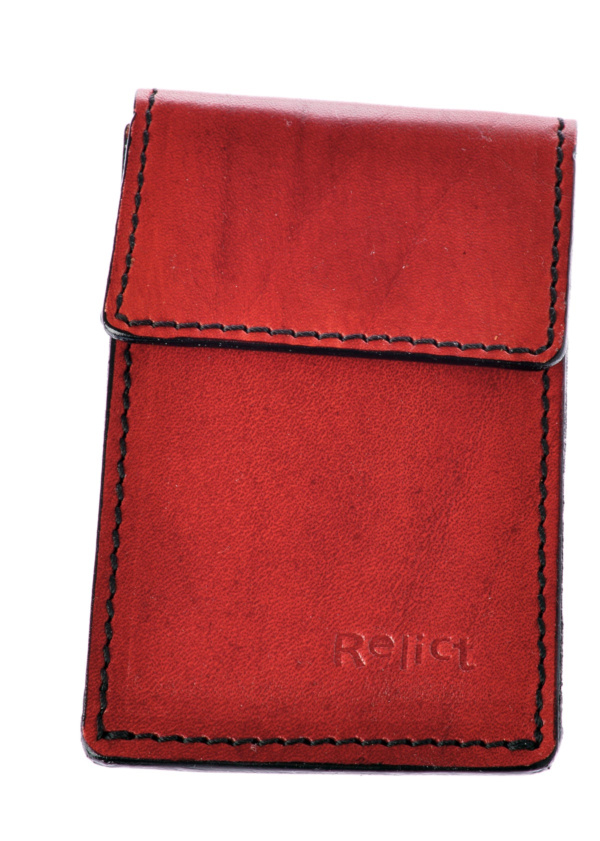 Relict Kreditkarten-Etui Classic aus Leder in Rot