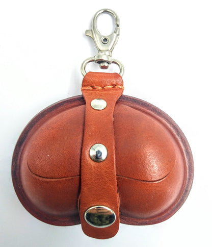 Relict Lederbörse Nuts mit Karabiner in Orange