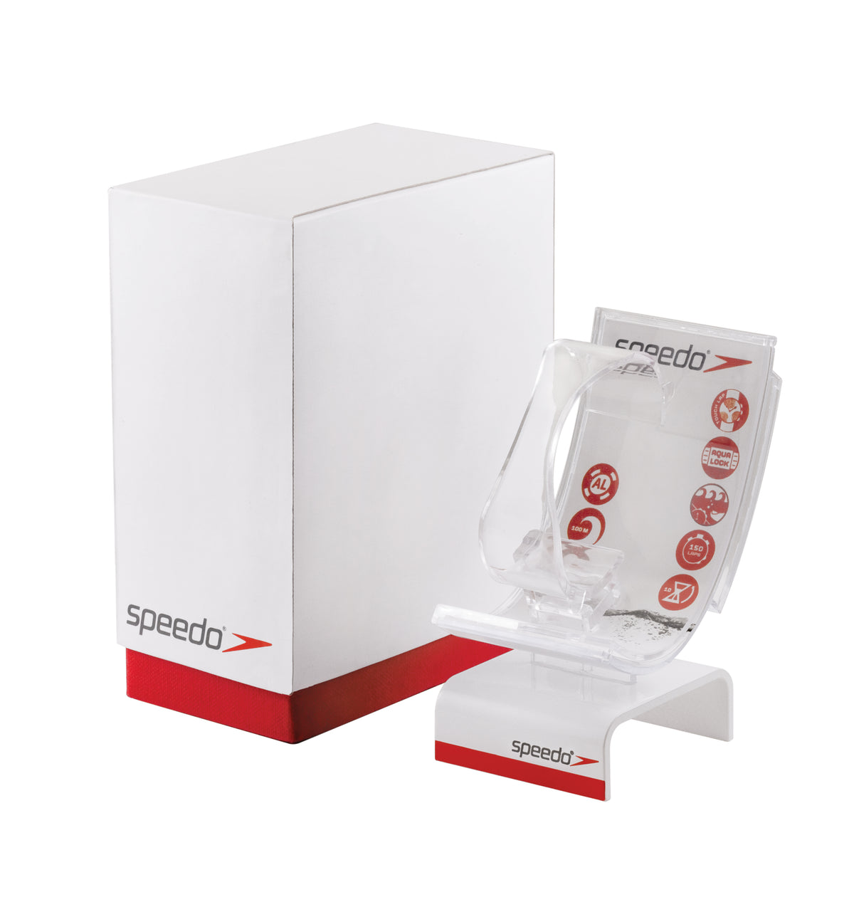 Speedo-Box mit Kunststoffständer – Lieferverpackung der Speedo ISD-50625