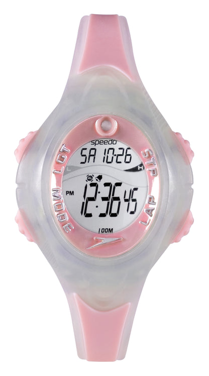Speedo ISD-50536 Schwimm- und Freizeituhr mit UV-Sensor in Rosa