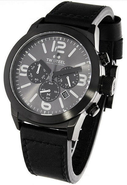 TW Steel TWMC18 Chronograph in Black IP – Seitenansicht