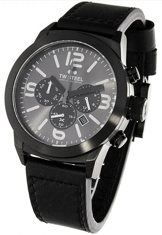 TW Steel TWMC18 Chronograph in Black IP – Seitenansicht